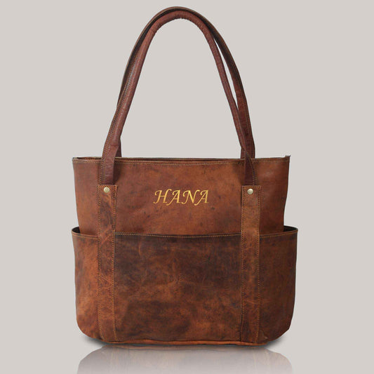 Women’s Handmade Vintage Brown Leather Handbag