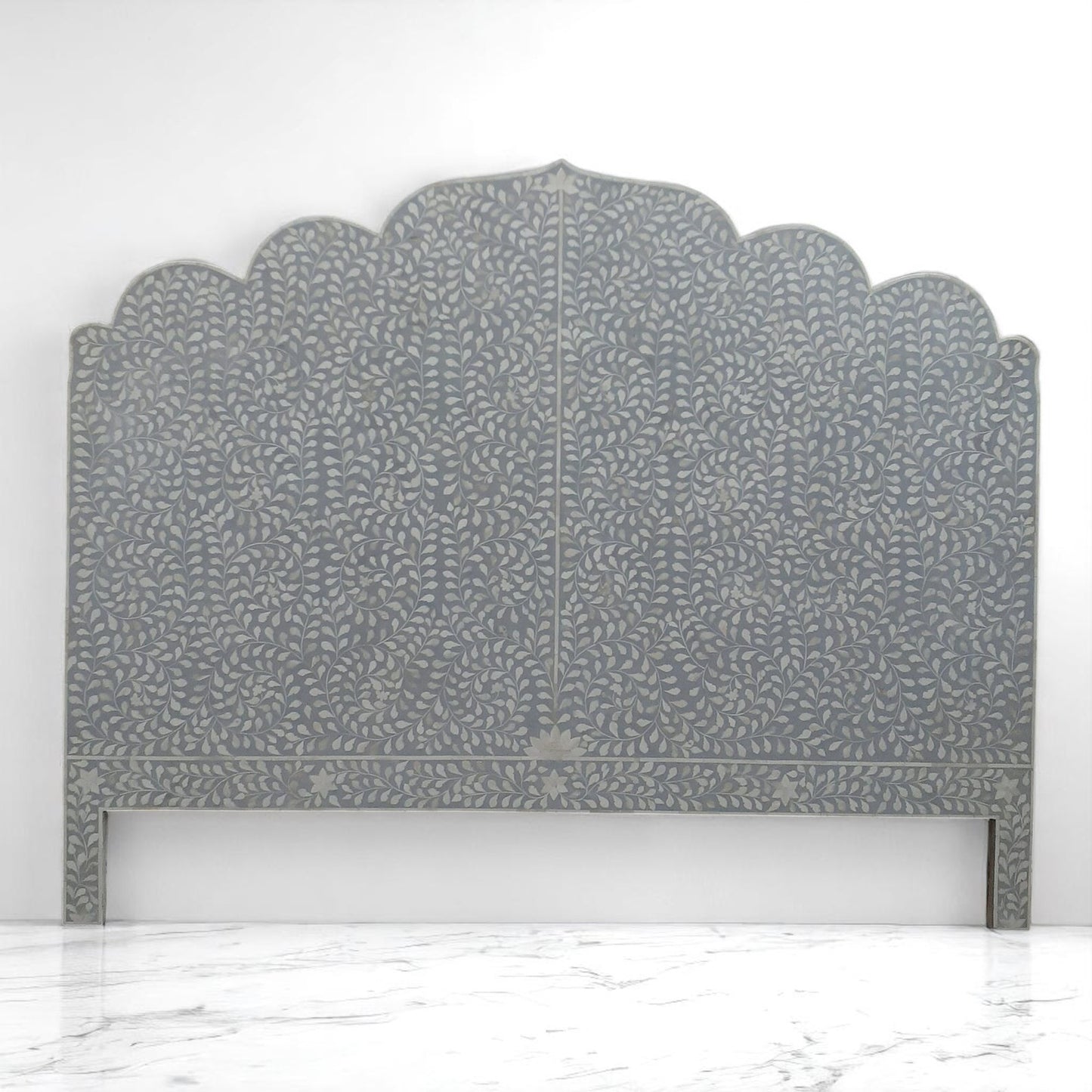 Handmade Bone Inlay Bed Headboard – Elegant Bedroom Decor by HANA EXPORTS