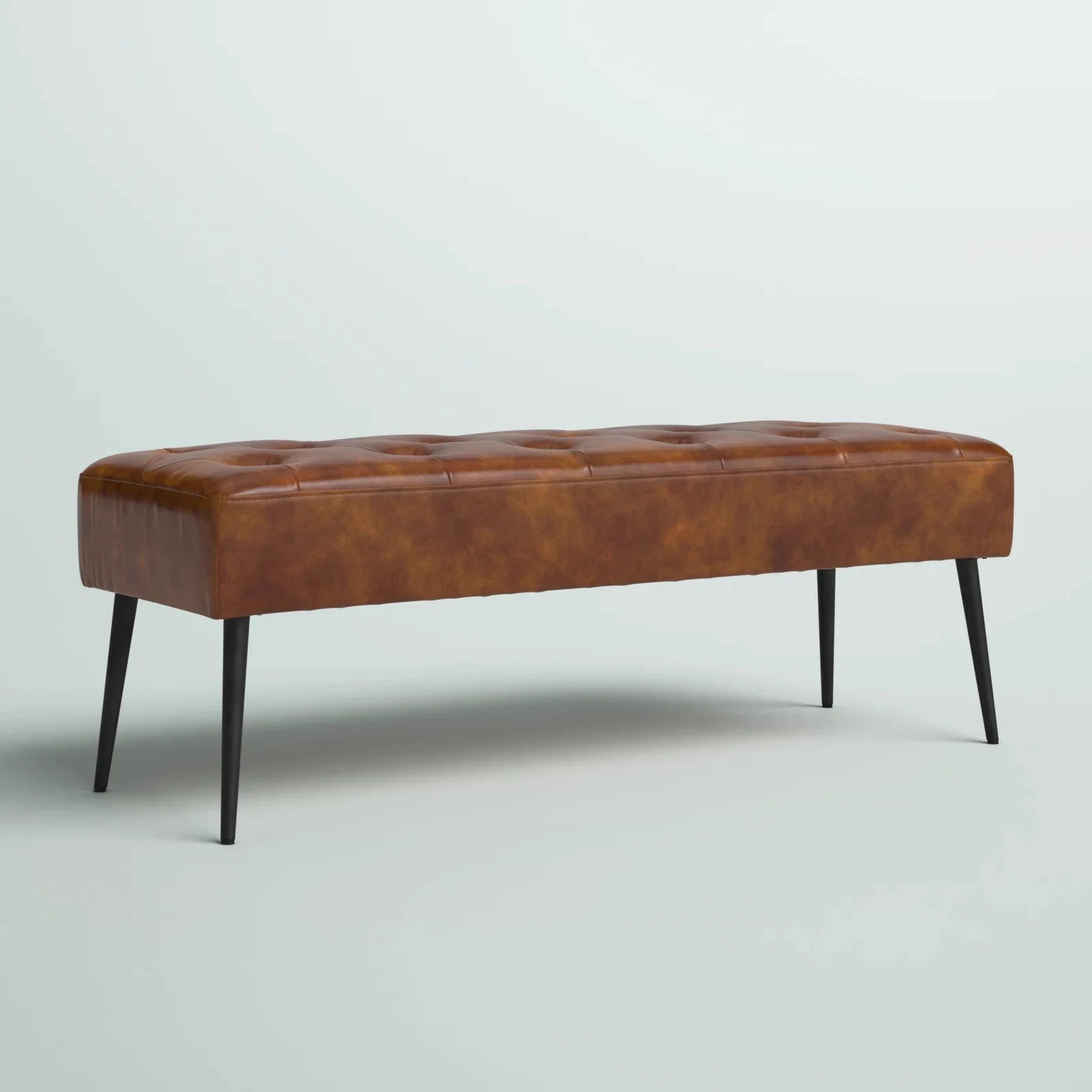 leather banquette cushion cover handmade