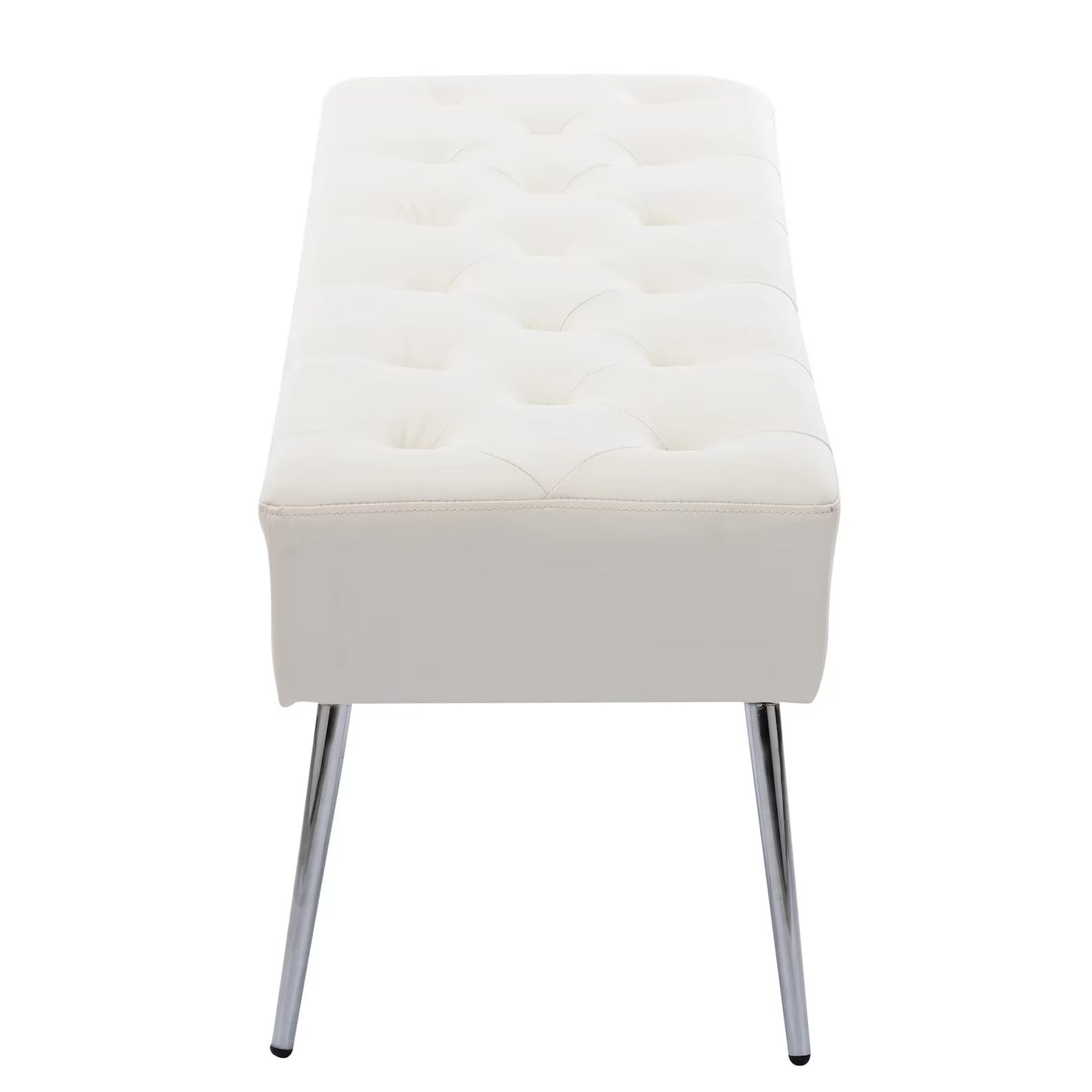 Bench with Full Grain Leather Upholstered Cushion - Hana Exports