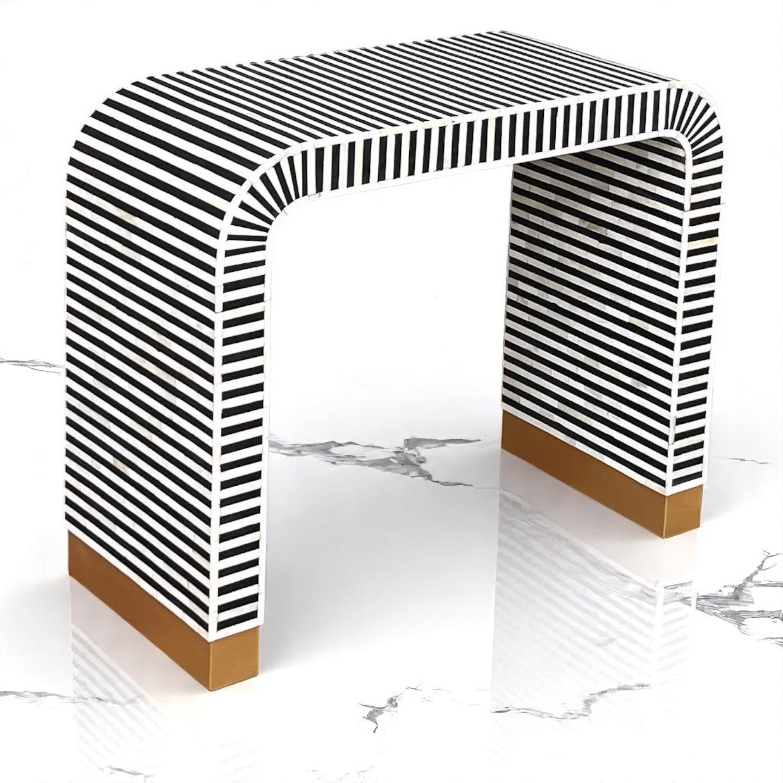 Mother of Pearl Inlay Chest, MOP 4-Drawer Dresser Cabinet, Black Mother of Pearl Inlay Furniture - Hana Exports