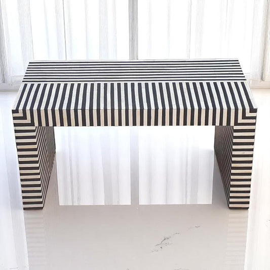 Handmade Bone Inlay Coffee Table – Camel Bone & Resin Design by HANA EXPORTS