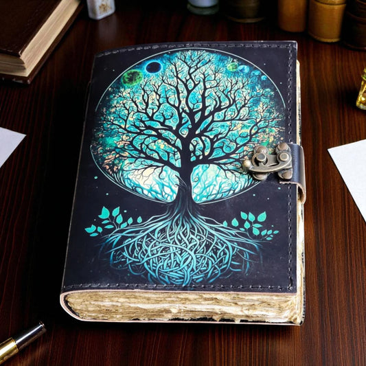 Vintage Full-Grain Leather Journal | Color Variants | Handmade Buffalo Leather Notebook