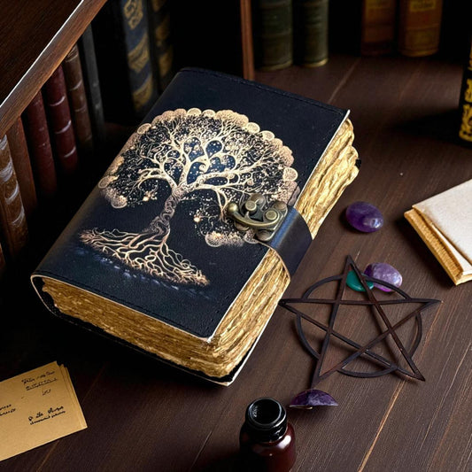 Colorful Handmade Leather Journal | Full-Grain Buffalo Leather | Vintage Notebook