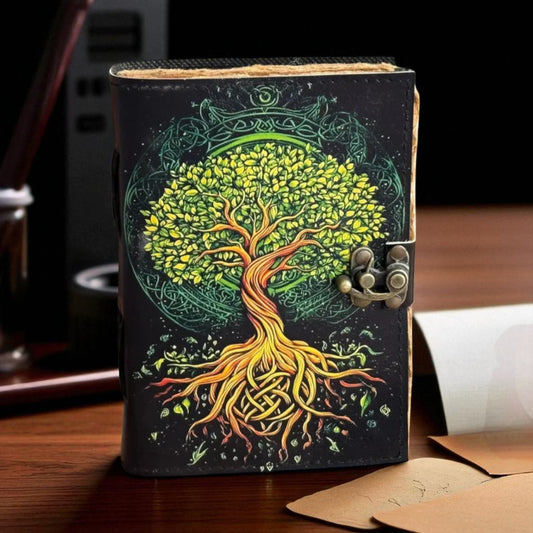 Handmade Vintage Leather Journal in Assorted Colors – Full Grain, Eco-Friendly by HANA EXPORTS