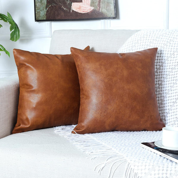 Elevate Your Home with Customized Leather Pillow and Cushion Covers by Hana Exports