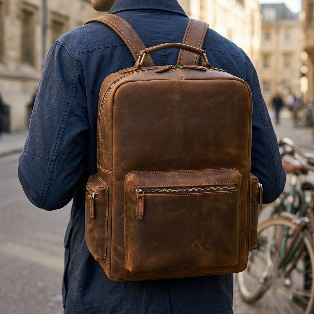 Leather Backpack