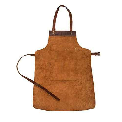 Hana Exports Premium Leather Work Apron – Durable