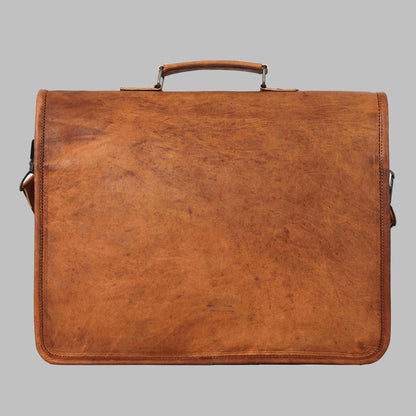 Leather Laptop Satchel – Custom Fit | Hana Exports