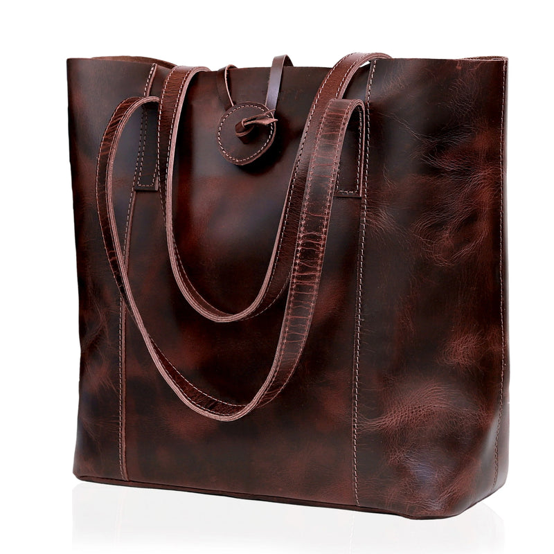 Premium Leather Tote Bags - Stylish & Durable Handbags - Hana Exports