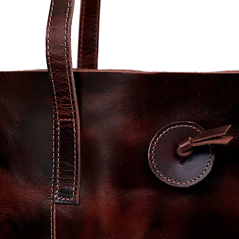 Premium Leather Tote Bags - Stylish & Durable Handbags - Hana Exports