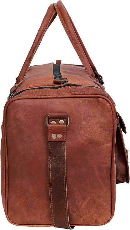 Genuine Leather Duffel Bag – Durable & Stylish