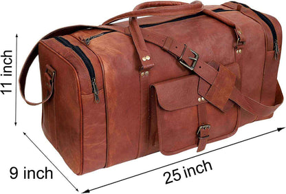 Genuine Leather Duffel Bag – Durable & Stylish