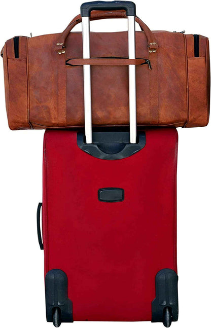 Genuine Leather Duffel Bag – Durable & Stylish