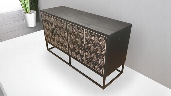 Bone Inlay Cabinet, Console & Sideboard – Handmade Indian Furniture