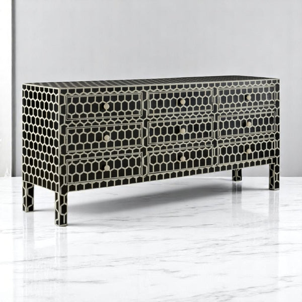 Bone Inlay Dresser, Sideboard & Cabinet – Luxury Furniture | Duty Tariff Included