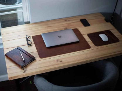 100% Genuine Leather Desk Pad – Premium, Durable