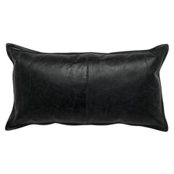 Lambskin Leather Cushion Cover, Hand Made Leather Cover - Hana Exports