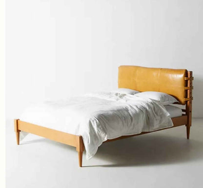 Custom Genuine Leather Headboard Cover