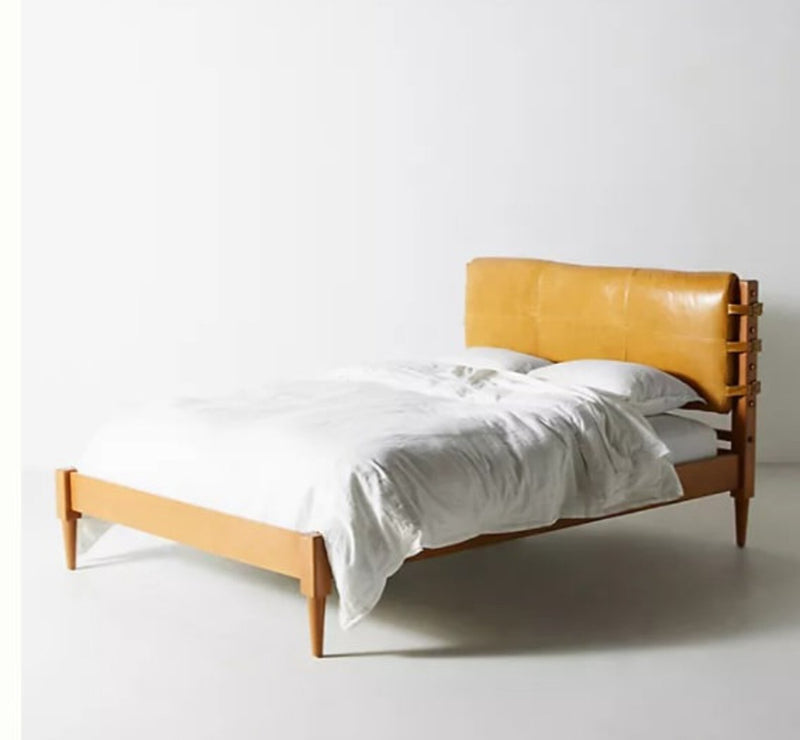 Customized Genuine Leather Headboard Cover, Headboard Cushion - Hana Exports