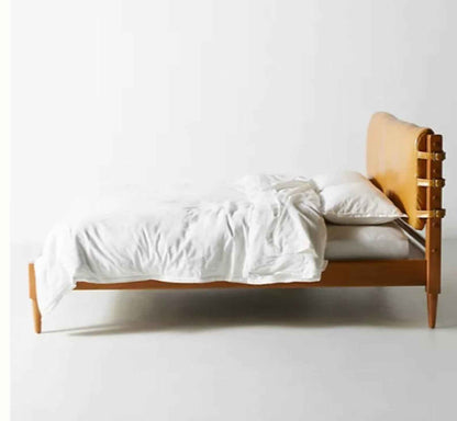Custom Genuine Leather Headboard Cover