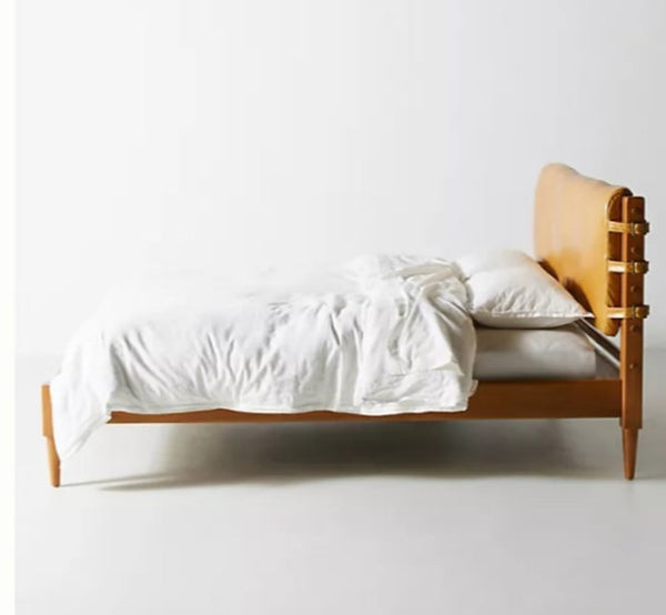 Customized Genuine Leather Headboard Cover, Headboard Cushion - Hana Exports