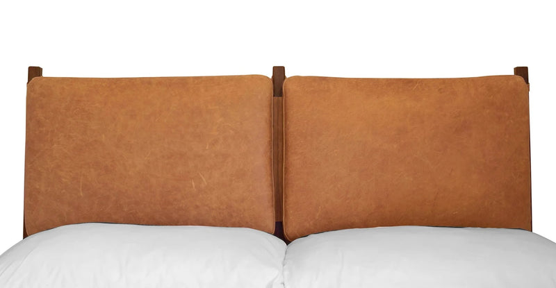 Customized Genuine Leather Headboard Cover, Headboard Cushion - Hana Exports