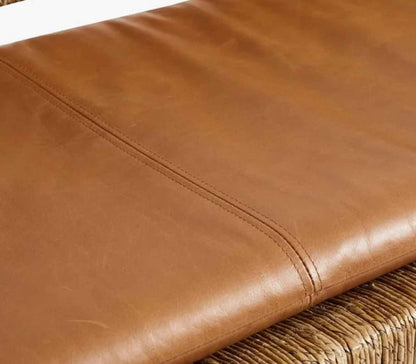 Custom Leather Bar-Stool Cushion Cover – Hana Exports