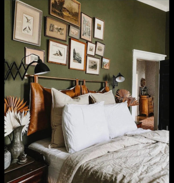 Customized Genuine Leather Headboard Cover, Headboard Cushion - Hana Exports