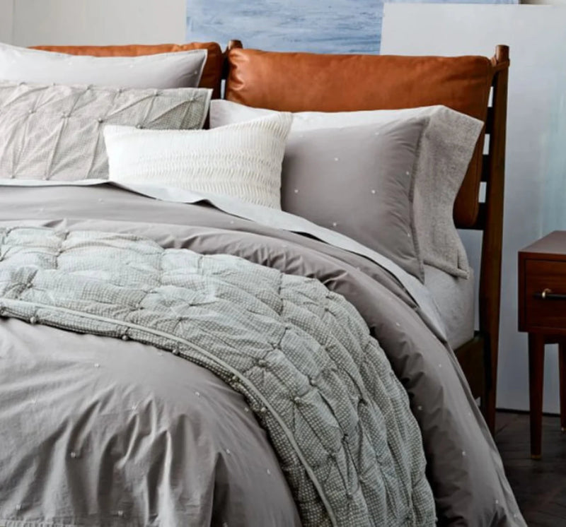 Customized Genuine Leather Headboard Cover, Headboard Cushion - Hana Exports