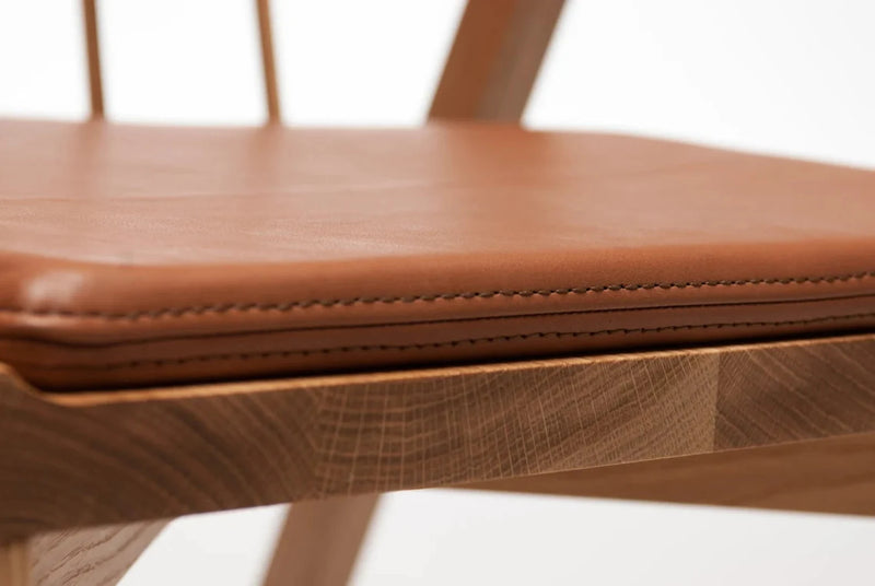 Leather chair pads, Chair Cushions with Ties - Hana Exports