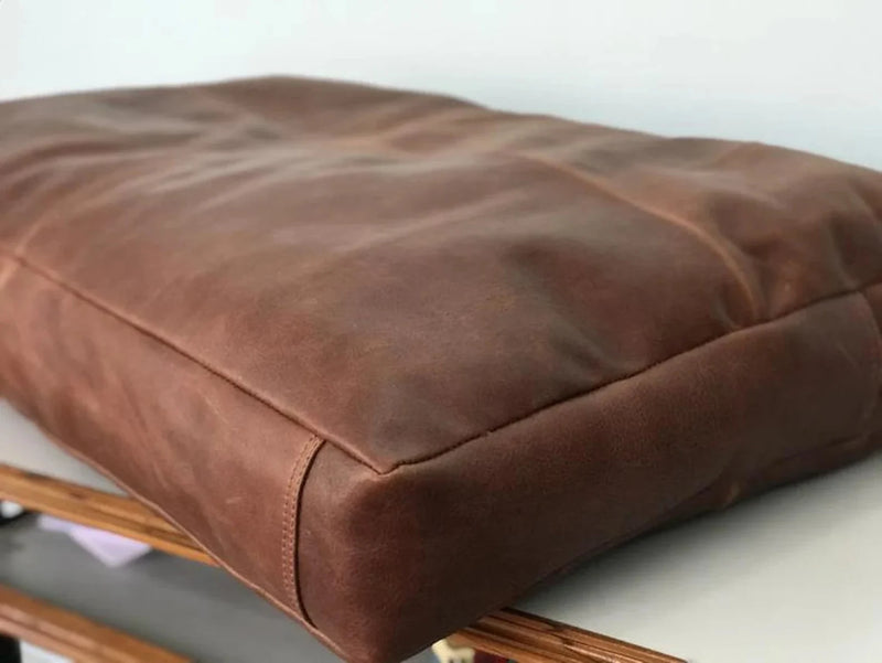 Customized Genuine Leather Seat Cushion Cover - Hana Exports