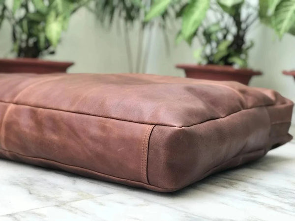 Customized Genuine Leather Seat Cushion Cover - Hana Exports