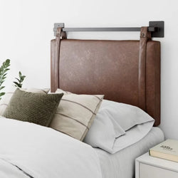 Customized Genuine Leather Headboard Cover, Headboard Cushion - Hana Exports