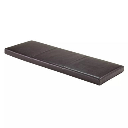 leather RV dinette cushion cover detail