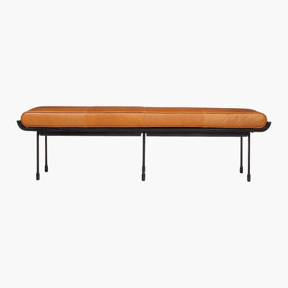 leather dining-chair cushion cover with hidden zipper