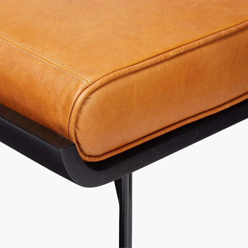 Custom genuine leather replacement cushions. window cushion cover - Hana Exports