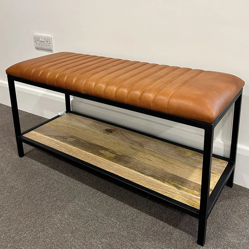 Custom genuine leather replacement cushions. window cushion cover - Hana Exports