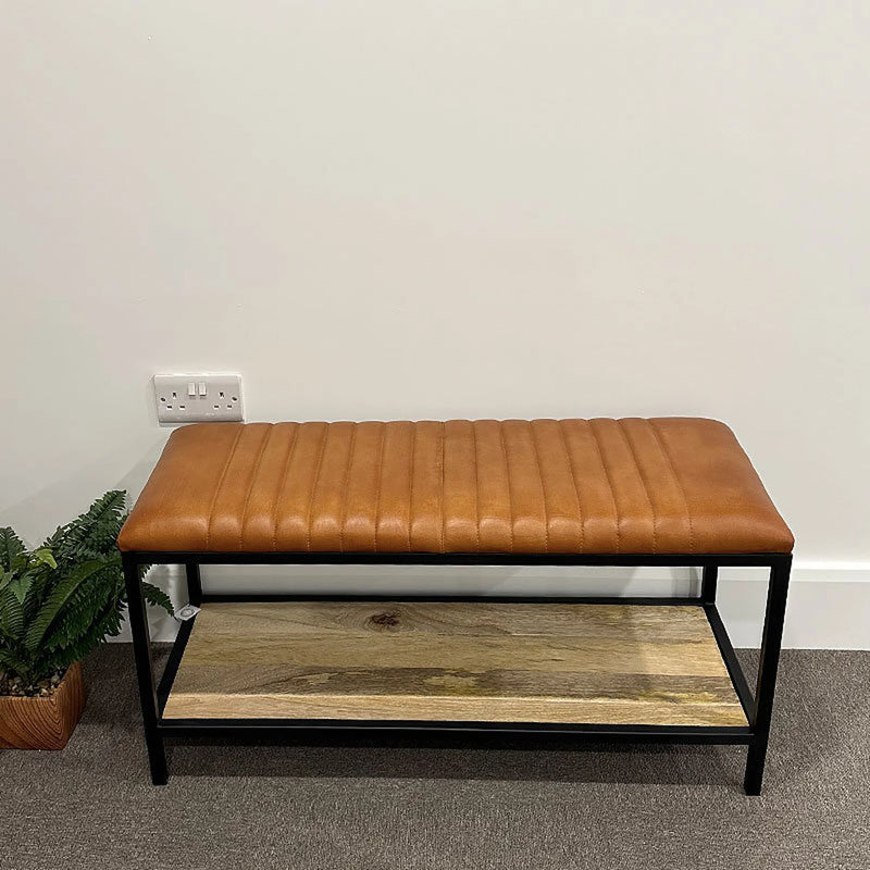 Custom genuine leather replacement cushions. window cushion cover - Hana Exports