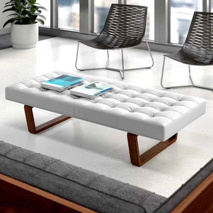 Custom Leather Ottoman Cushion Cover – Hana Exports