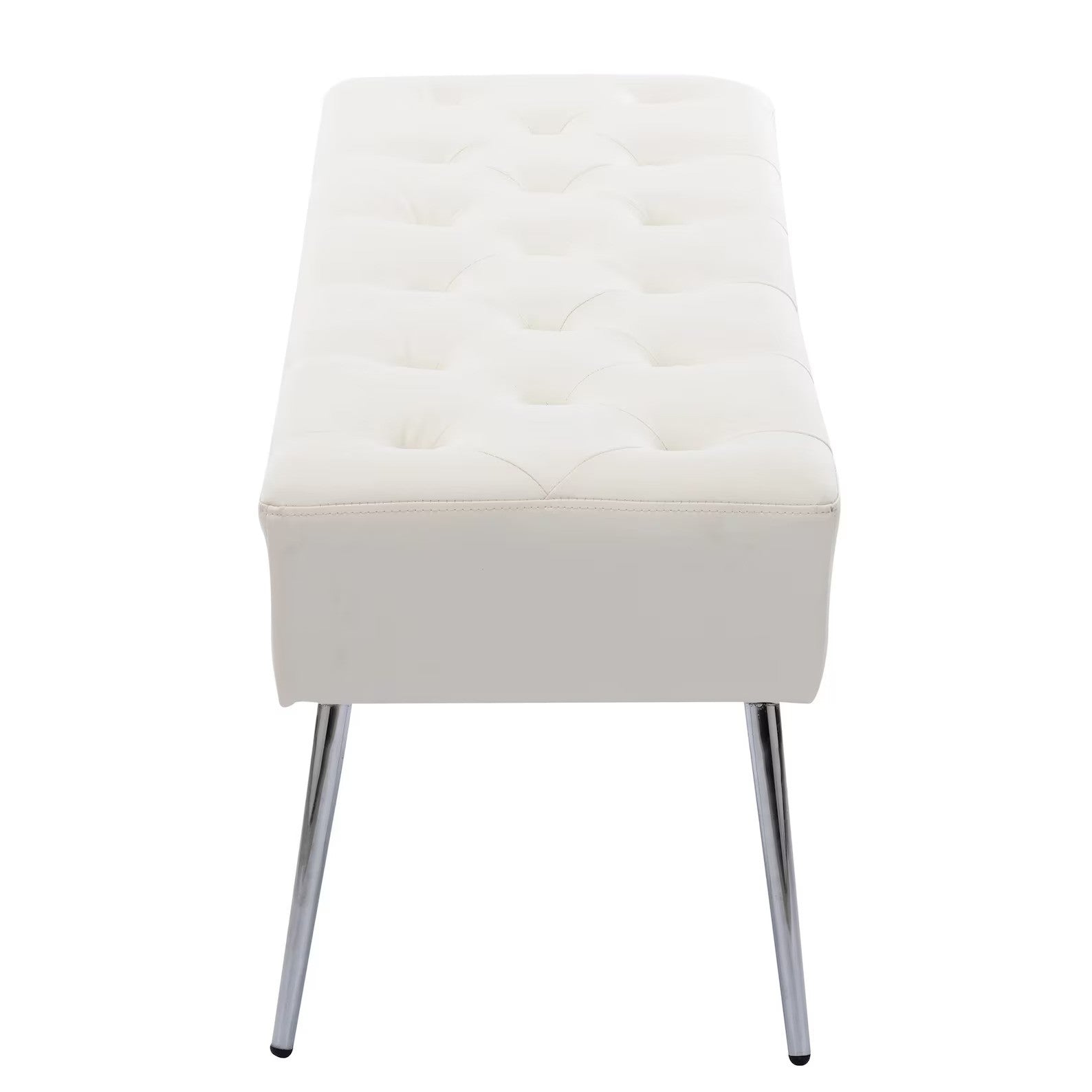 Bench with Full Grain Leather Upholstered Cushion - Hana Exports