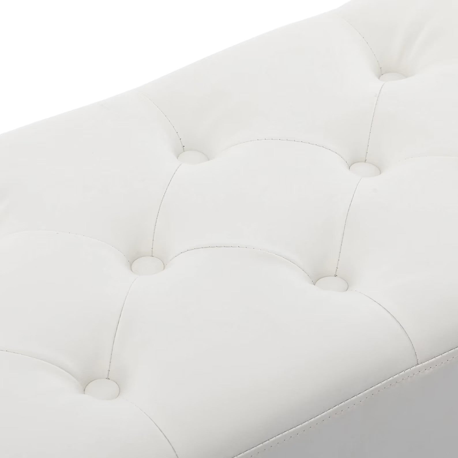 Bench with Full Grain Leather Upholstered Cushion - Hana Exports