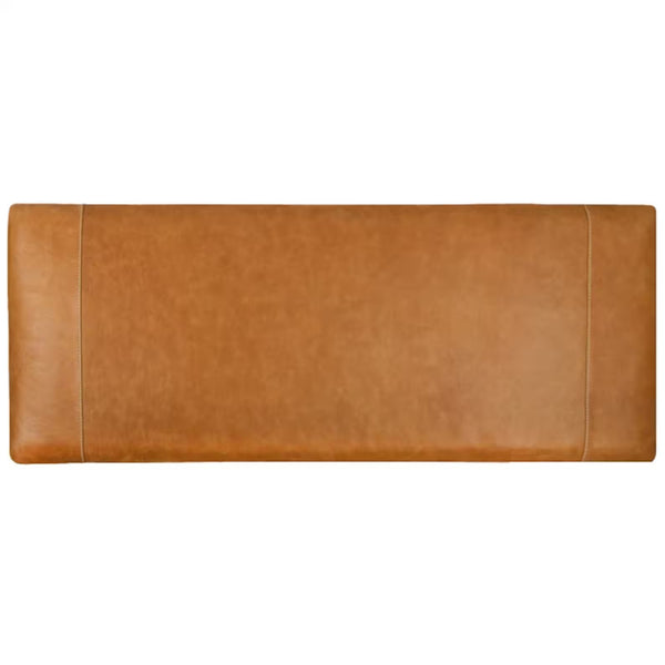 Custom genuine leather replacement cushions. window cushion cover - Hana Exports