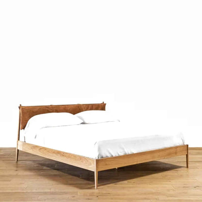 Custom Genuine Leather Headboard Cover – Stylish