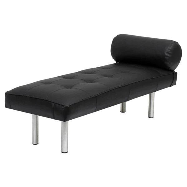 Bench with Full Grain Leather Upholstered Cushion - Hana Exports
