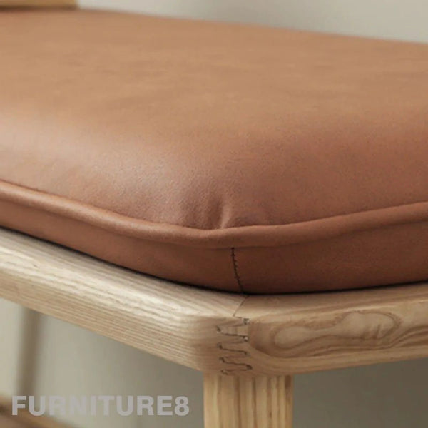 Custom genuine leather replacement cushions. window cushion cover - Hana Exports