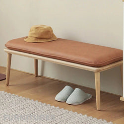Custom genuine leather replacement cushions. window cushion cover - Hana Exports