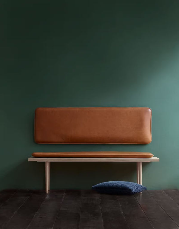 Custom genuine leather replacement cushions. window cushion cover - Hana Exports