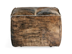Stuffed Pouf/Living Room Pouf/Leather Pouf /pouf handcrafted/Ottoman pouf - Hana Exports