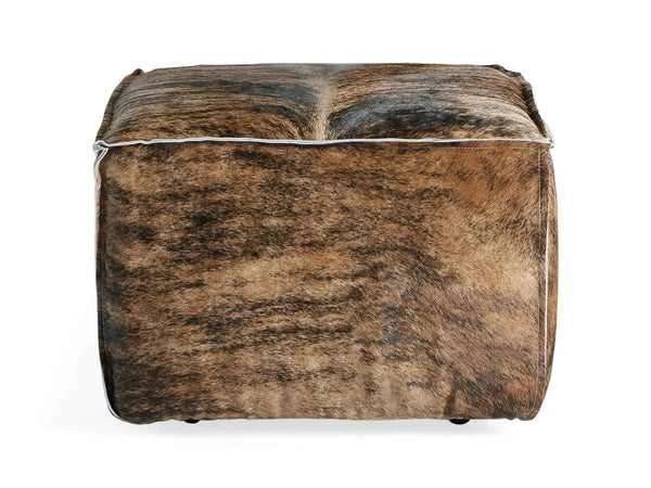 Stuffed Pouf/Living Room Pouf/Leather Pouf /pouf handcrafted/Ottoman pouf - Hana Exports